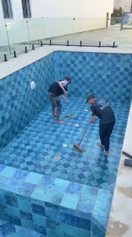 تنظيف عميق للفسيفساء