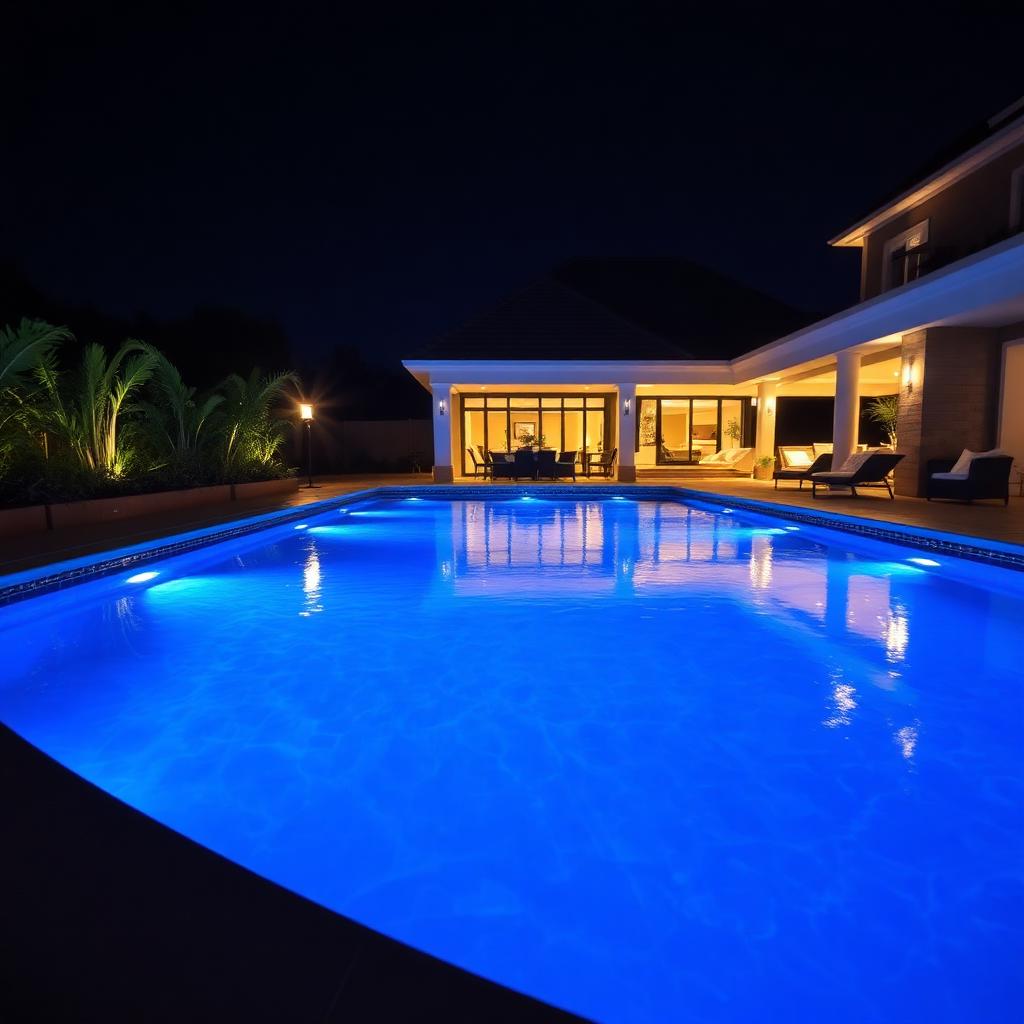 إضاءة LED تحت الماء